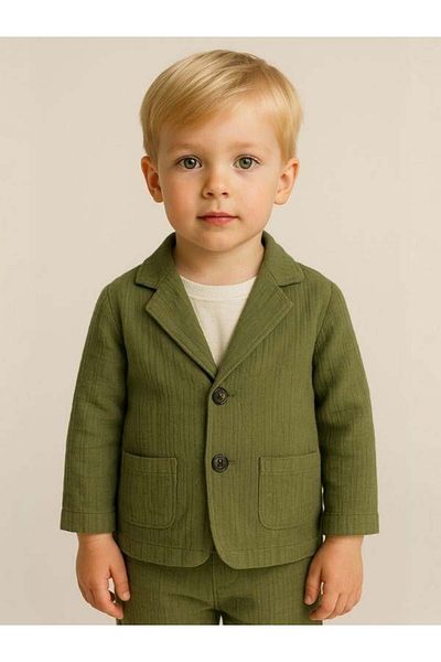 Zekids Boy's Muslin Jacket