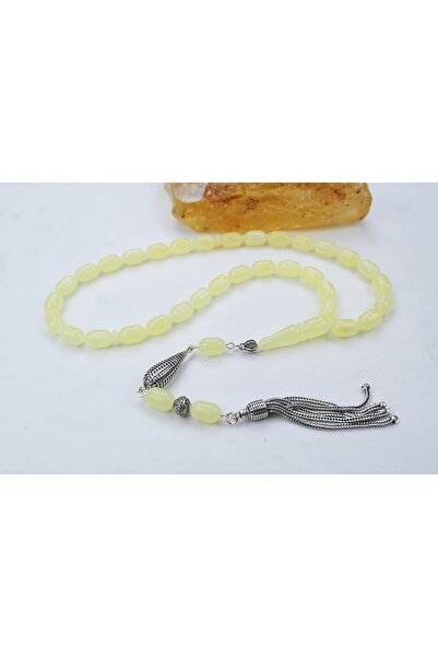 BlackCraft Damla Amber Starling Cut Rosary