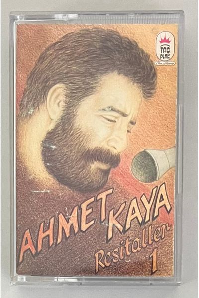 Plakevi İzmir Ahmet Kaya Resitaller 1 Cassette (Original Period Paper Print Cassette)