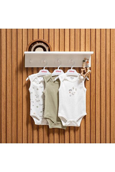 Tiffany Baby Kıds Tiffany Baby Farm Village Theme 3-Piece Undershirt Body 51009