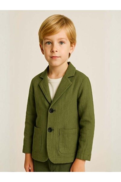 Zekids Boy's Muslin Jacket