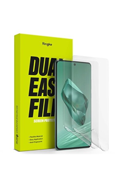 e-Eunoia Art Folie de protecție a ecranului Dual Easy pentru OnePlus 12, plastic, potrivire precisă, set de 2 bucăți