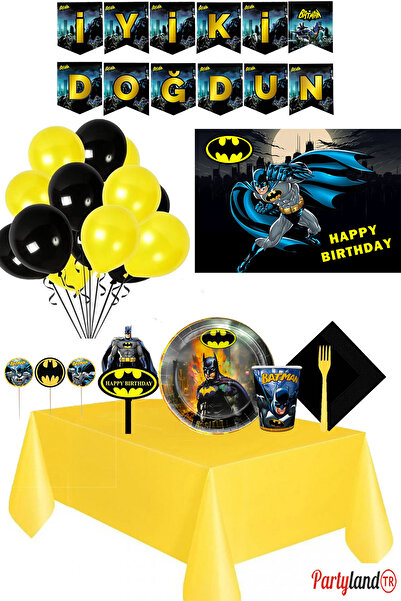 Batman Partylandtr 8 Kişilik Doğum Günü Parti Seti