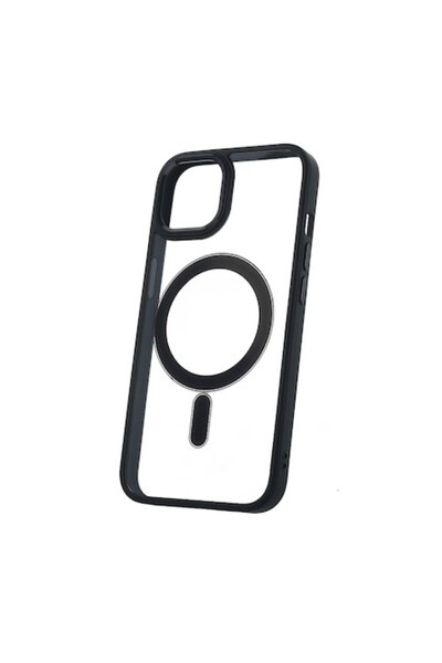 e-Eunoia Art Carcasă MagSafe pentru Apple iPhone 13 Pro, Satin Clear Mag, Eli...