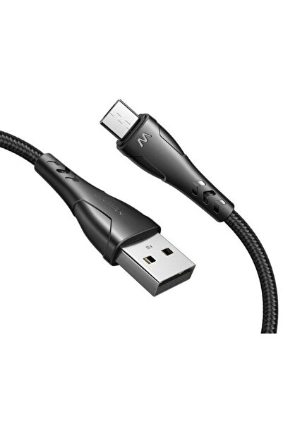 Mcdodo Кабел за данни Mamba Series CA-7451, microUSB, 1.2 м, QC 4.0 (Черен)