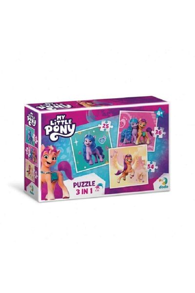 Dodo Puzzle 3 in 1 My Little Pony, Izzy & Sunny, 115 pieces