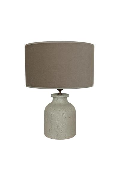 Bahar Aydınlatma Eslan Krem Abajur