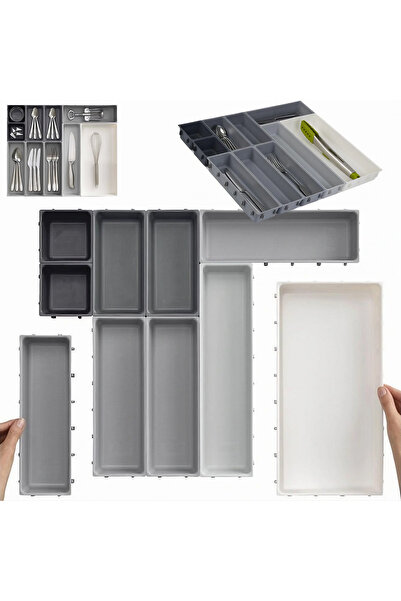 varioshop Set Organizator Multifunctional VarioShop®, 10 Recipiente de Diferi...