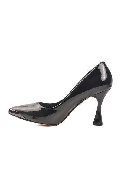 Pierre Cardin Black Thin Heeled Women's Evening Dress Shoes Pc-54747 Z
