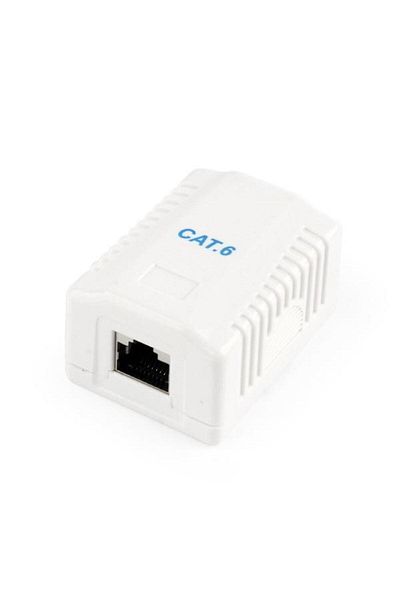 Gembird Priza RJ-45 aplicata cu 1 iesire pentru cablu FTP Cat6