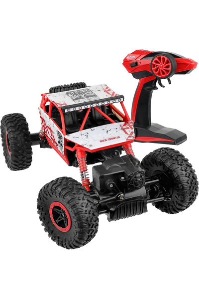 varioshop Masina cu telecomanda Rock Crawler Monster Truck, cu acumulator, su...