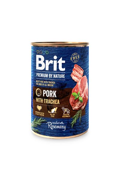 Brit Conserva Brit, hrana umeda pentru caini, porc, 400 gr
