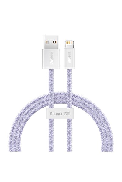 Baseus Cablu de date și încărcare USB-A la Lightning Dynamic 2 Series, 20W, 2m, violet