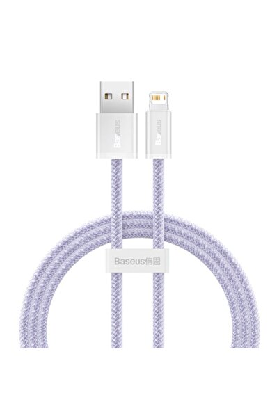 Baseus Cablu de date și încărcare USB-A la Lightning seria Dynamic 2, 20W, 1m, violet
