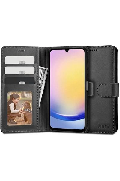 Tech-Protect Wallet Case Compatible with Samsung Galaxy A25 5G, Black