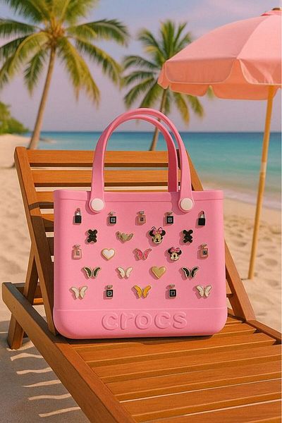 LEONILL Croslite Plastic Beach Bag