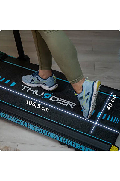 Thunder Electric treadmill, Impact, Bluetooth, maximum speed 12km/h, maximum supported weight 130kg