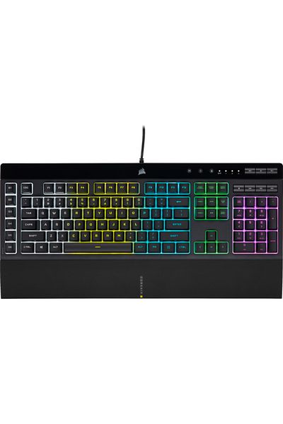 Corsair Gaming Keyboard K55 RGB PRO, RGB lighting, USB (Black)