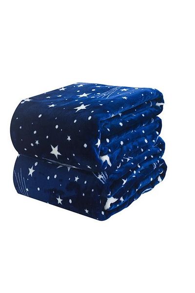 StartOver Coccolino soft and fluffy blanket for 2 people, 200X230 cm, Galaxy
