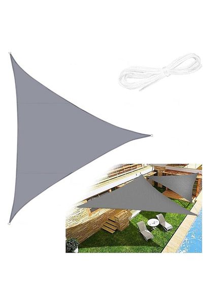 varioshop relate/VarioShop® triangular sun canopy, waterproof, with UV protection, for the garden,