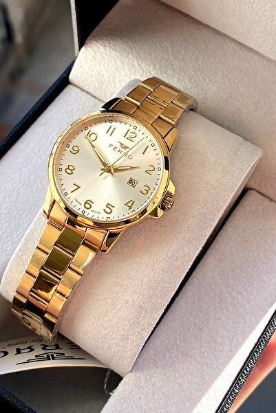 FERRO Orijinal 2 Yıl Garantili Çelik Kordon Kadın Kol Saati