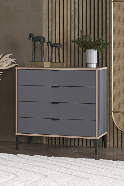 SARMOBİ Arden 4 Çekmeceli Şifonyer