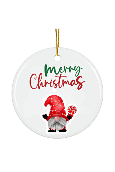 OEM Ornament Acrilic Craciun, 8 cm, Christmas brad