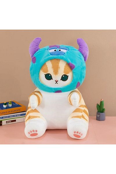 NB market Mofusand Cat Colorful Monster Plush Toy Cat Plush 40cm Large Size Mofusand Collection