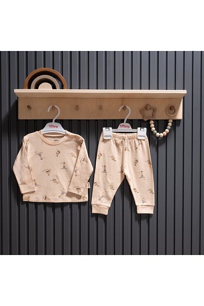 Tiffany Baby Kıds Tiffany Baby Boat Jacquard Theme 2 Piece Set 43012