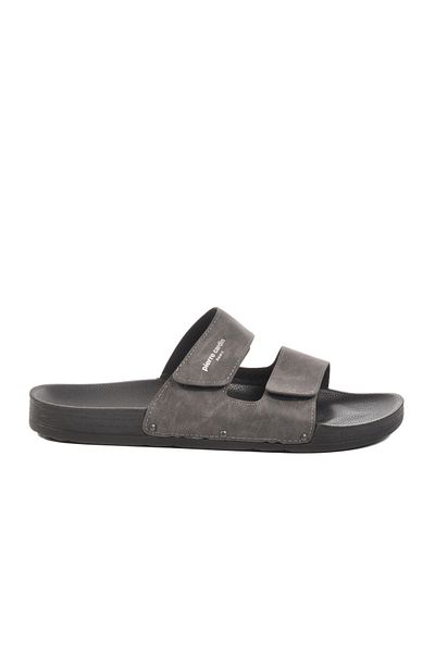 Pierre Cardin Smoked Velcro Large Size Men's Slippers Pc-7039 m
