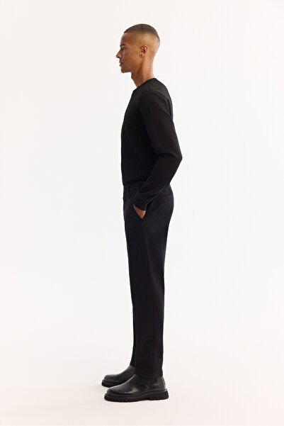Avva Erkek Siyah Klasik Bel Soft Touch Chino Slim Fit Pantolon A52Y3019