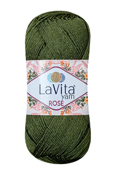 LaVita Yarn Ružičasta pređa za ručno pletenje 100% A Akril 100gr (8007 KHAKI)