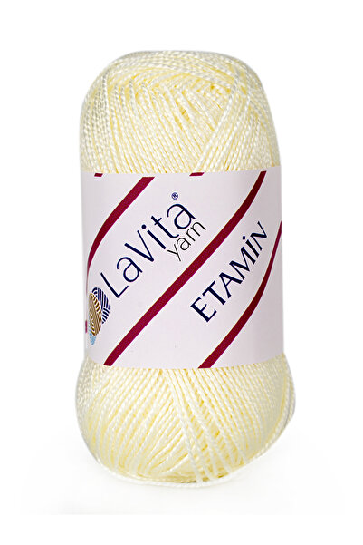 LaVita Yarn Etamin El Örgü İpi %100 Akrilik 30gr (9502 KEMİK)