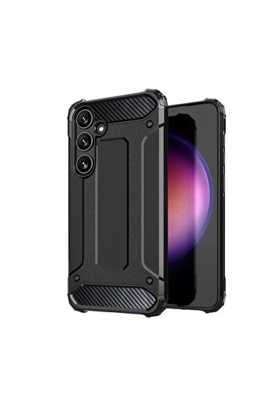 e-Eunoia Art Hybrid Armor Case for Samsung Galaxy S24+ S926 - Black