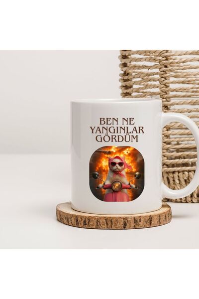 kubdekor كوب مطبوع عليه ما سمعت من الحريق