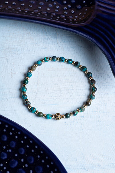 DENİZ سوار من الأحجار الكريمة الطبيعية من الكريزوكل مع شهادة