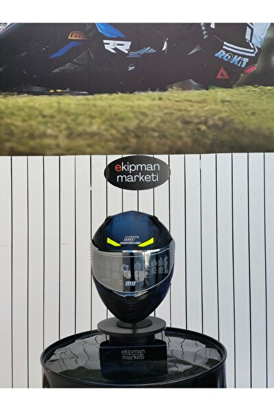 MTS Full Face Kask MISION BLUE