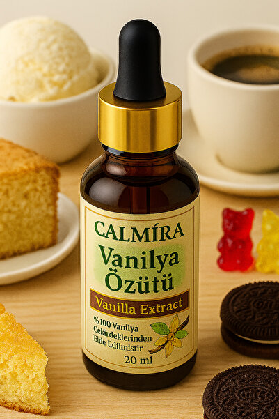CALMİRA Vanilya Özütü (Ekstraktı) 20 ml - Vanilla Extract * 2 Adet