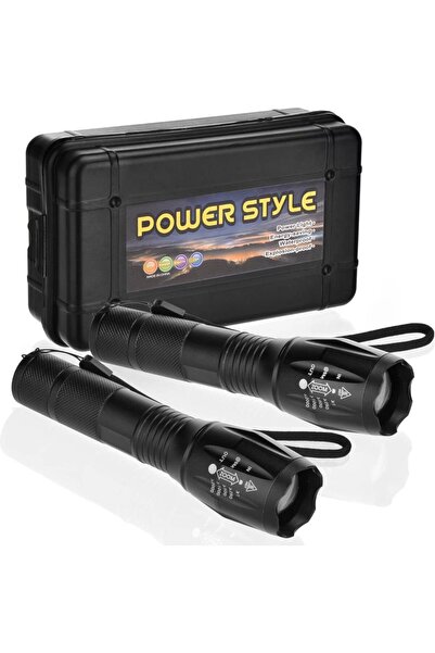 SINGLE SWORD Şarjlı Su Geçirmez El Feneri - Metal Gövde Ultra Yüksek Parlak