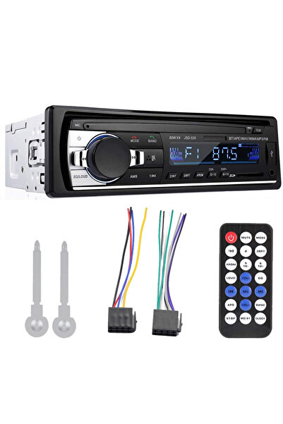 Kardett Radio MP3 player auto, 1DIN, bluetooth, USB, card SD, 4x60W