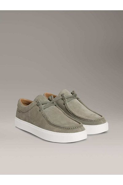 Calvin Klein Khaki Men's Casual Shoes Hybrid Apron Laceup Water