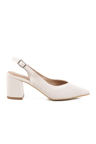 Pierre Cardin White Women's Evening Dress Shoes Pc-54727 Z