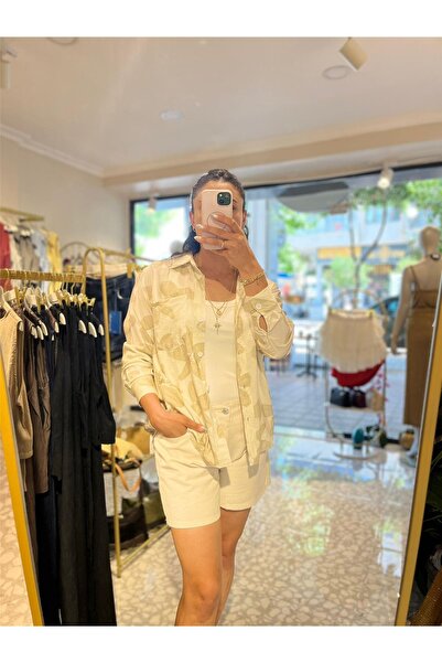 MU&ME BOUTİQUE Shirt Leaf Patterned