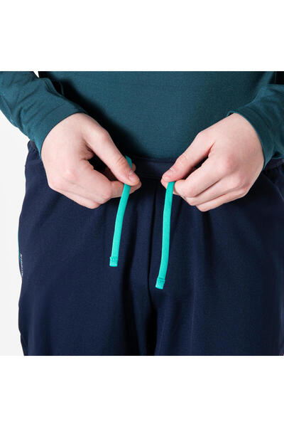 Decathlon Kiprun Çocuk Koşu Eşofman Altı - Mavi/Yeşil - Kiprun Warm 900