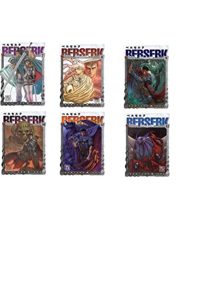 Athica Berserk 7-8-9-10-11-12 Ciltler Manga Seti