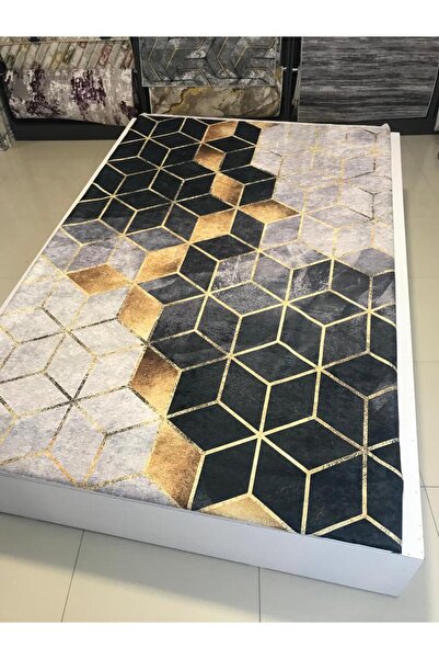 Zümrüt Ev Tekstil Lastikli Süngerli Kaymaz Halı Örtüsü 4m2 Ölçüde 4mm Kalın Süngerli Fırsat Ürünü