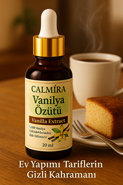 CALMİRA Vanilya Özütü (Ekstraktı) 20 ml - Vanilla Extract * 2 Adet