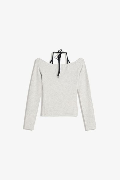 Bershka Long sleeve halter neck T-shirt