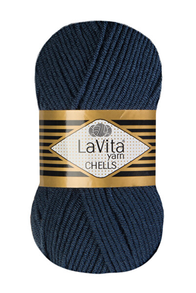 LaVita Yarn Fir de tricotat manual Chells 100% acrilic 100gr (9787 INDIGO)