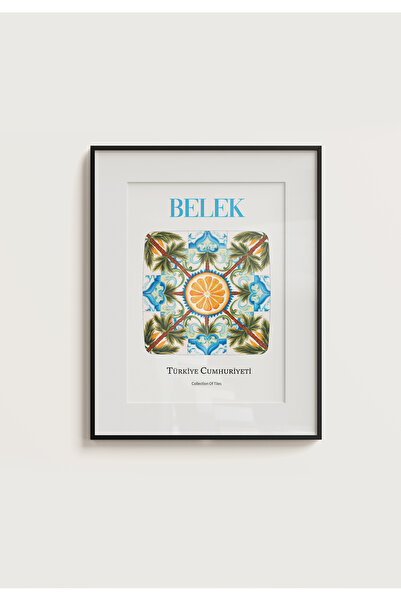 POSTER Анталия Белек Плочки без рамка